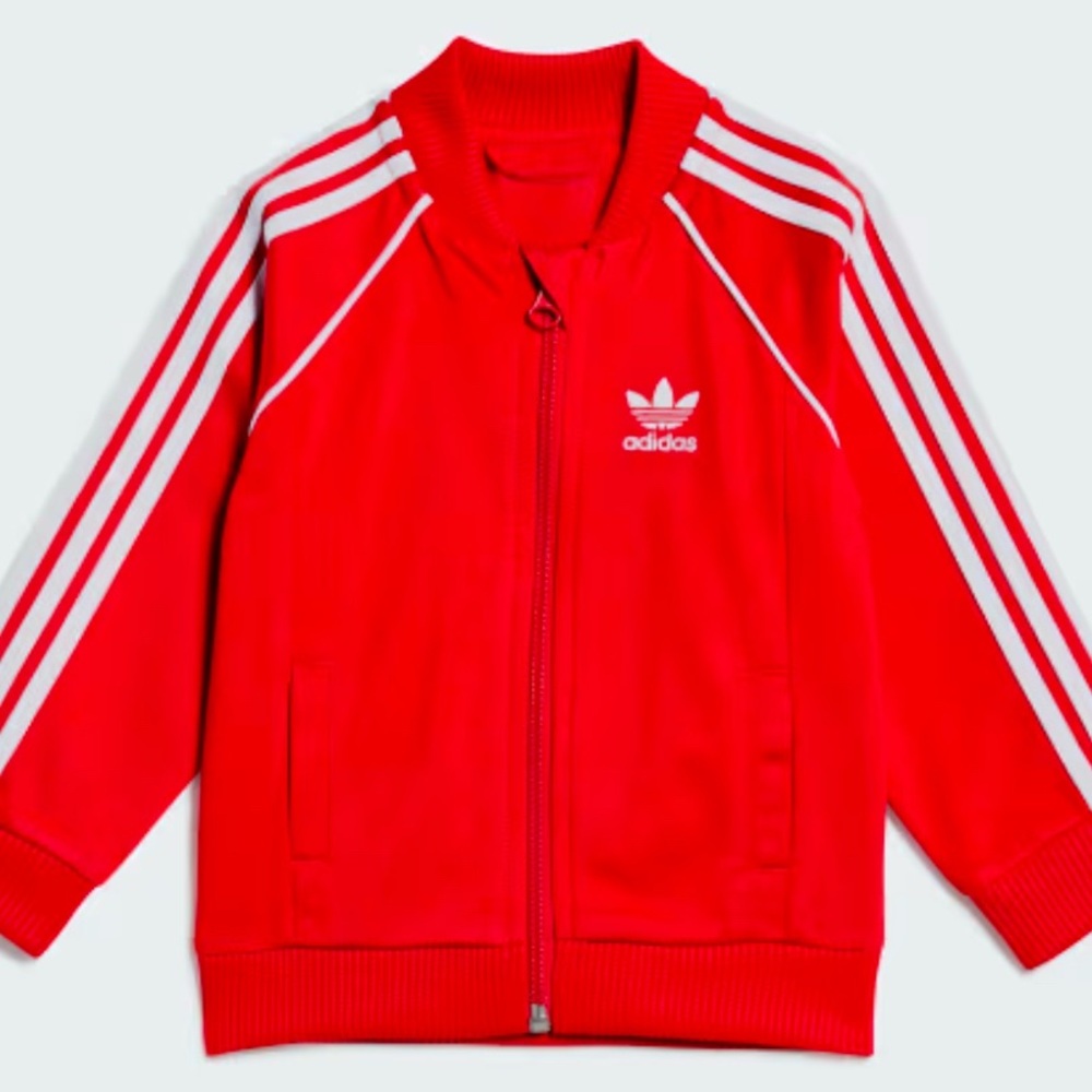 adidas Originals Adicolor Superstar Track Jacket in Red - 11/12